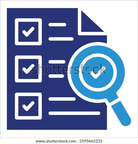 Audit Logs Icon Element For Design