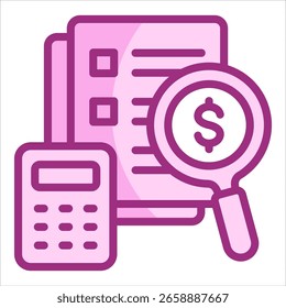 Elemento De Ícone De Relatório De Auditoria Para Design