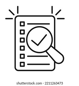 audit review icon for financial compliance research