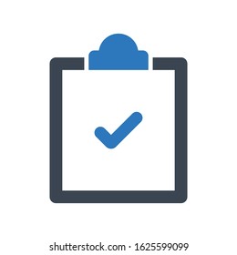 Audit test icon. vector graphics