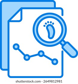 Audit Trail Icon Element for Design