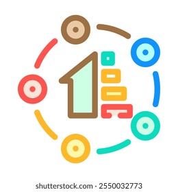 auditing energy conservation color icon vector. auditing energy conservation sign. isolated symbol illustration