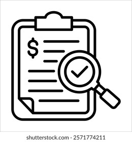 Auditing Icon Element For Design