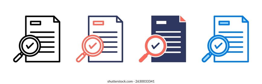 Auditando coleção de vários estilos da folha de ícones