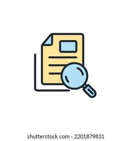 auditing icons  symbol vector elements for infographic web
