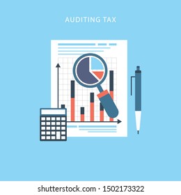 Auditing, Tax process, Accounting Concept