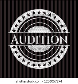 Audition silvery emblem