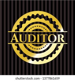 Auditor gold emblem