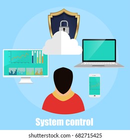 Auditor work desk, accounting paperwork, business research, financial audit, auditing tax process, report data analysis, analytics, financial research report, project desktop vector, color background