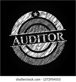 Auditor written on a blackboard