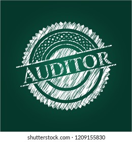 Auditor written on a chalkboard