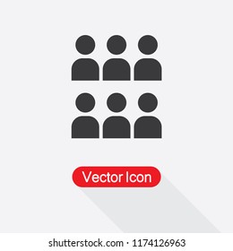 Auditorium Icon Vector Illustration Eps10
