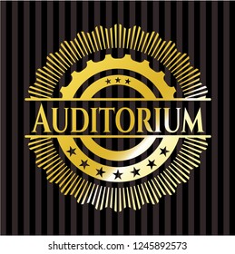 Auditorium shiny emblem