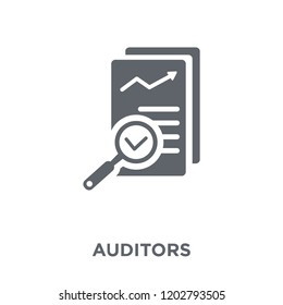 Auditors icon. Auditors design concept from Auditors collection. Simple element vector illustration on white background.