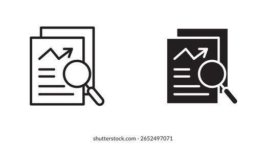 Ícono de Auditores Ilustraciones de diseño. íconos web editables