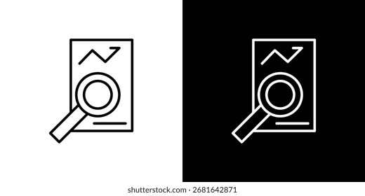 Pictograma de Vector simple del icono de los auditores. concepto del icono blanco y negro