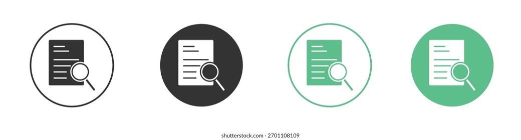 Prüfer-Symbol, Vektorpiktogramm für ui ux-Schnittstellenelemente