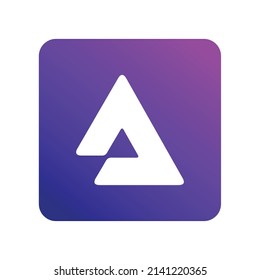 Audius icon sign - Cryptocurrency logo  - Blockchain - AUDIO Coin