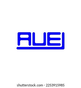 AUE letter logo creative design with vector graphic, AUE simple and modern logo.