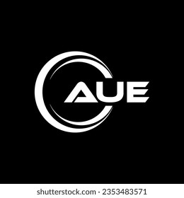 AUE Logo Design, Inspiration für eine einzigartige Identität. Modernes Eleganz und kreatives Design. Markieren Sie Ihren Erfolg mit dem Markieren dieses Logos.