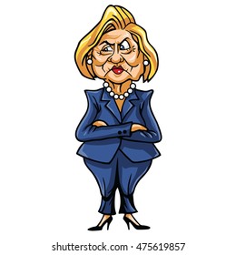 Hillary Cartoon Images Stock Photos Vectors Shutterstock Donald trump surrogate tweets cartoon of hillary clinton in blackface. https www shutterstock com image vector aug 30 2016 caricature hillary clinton 475619857