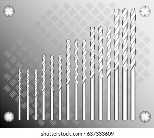 auger, insdustrial tool of background