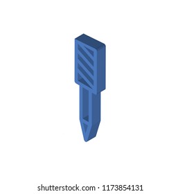 Auger isometric left top view 3D icon