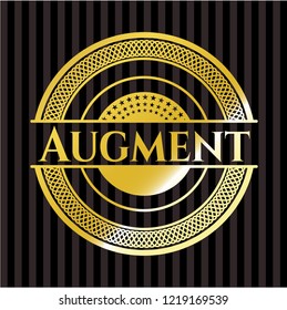 Augment gold badge or emblem