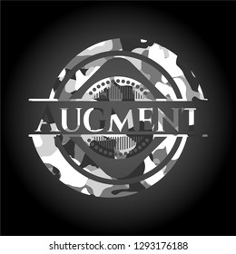 Augment grey camo emblem