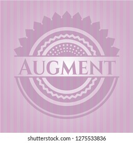 Augment retro pink emblem