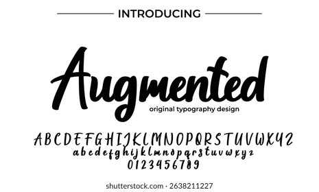 Augmented – Bold Handwritten Font for Tech, Creative, and Branding Projects