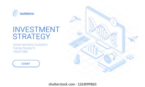 augmented expanded reality Concept. 3d isometric design. Vector illustration.