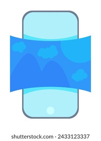 augmented reality app illustration design