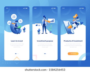 Augmented reality for banking or investment concept. Can use for web banner, infographics, hero images. Flat isometric vector illustration isolated on white background.