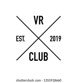 Augmented Reality Club Logo Established 2019 White Background
