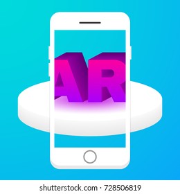 Augmented reality concept. Vector, eps 10.