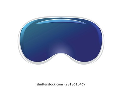 Augmented Reality Goggles, Goggle Vector, Ski Goggles, AI Goggles, Goggle Illustration, Smart Glasses, Gaming Goggles, Vector Illustration. Background