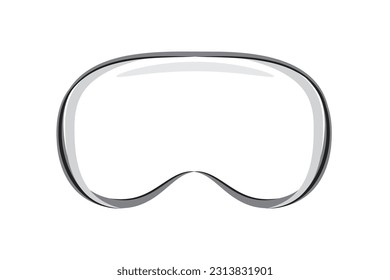 Augmented Reality Goggles, Goggle Vector, Ski Goggles, AI Goggles, Goggle Illustration, Smart Glasses, Gaming Goggles, Vector Illustration. Background