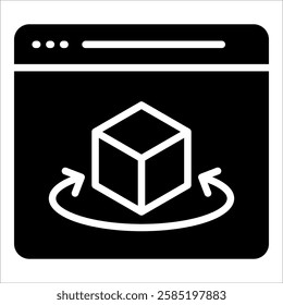 Augmented Reality Icon Element For Design