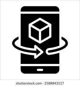 Augmented Reality Icon Element For Design