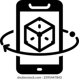 Augmented Reality Icon Element For Design