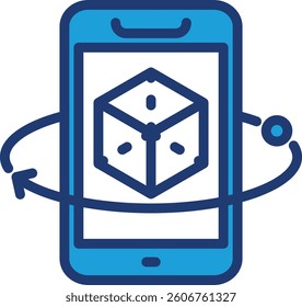 Augmented Reality Icon Element For Design