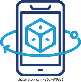 Augmented Reality Icon Element For Design