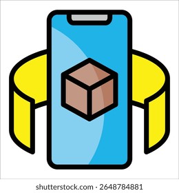 Elemento De Ícone De Realidade Aumentada Para Design