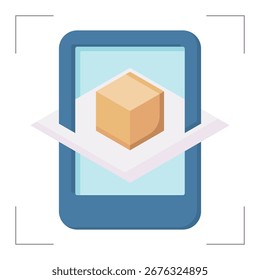 Augmented Reality Icon Element For Design
