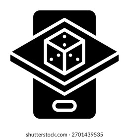 Augmented Reality Icon Element For Design And Vector