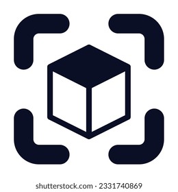 Icono de Realidad Aumentada La Ilustración se puede usar para uiux, web, etc