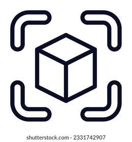 Augmented Reality Icon Illustration can be used for uiux, web, etc