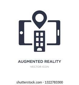 augmented reality icon on white background. Simple element illustration from Future technology concept. augmented reality sign icon symbol design.