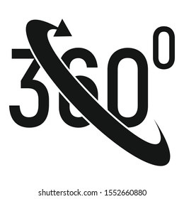 Augmented reality icon. Simple illustration of augmented reality vector icon for web design isolated on white background